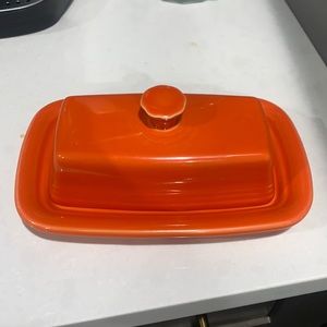Poppy butter dish
